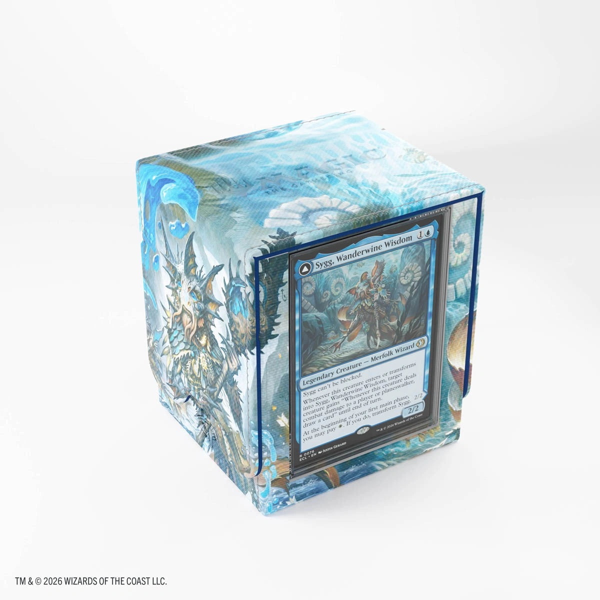 Gamegenic - Magic the Gathering - Lorwyn Eclipsed - Squire PLUS 100+ XL - Sygg, Wanderwine Wisdom/Sygg, Wanderbrine Shield - JET Cards