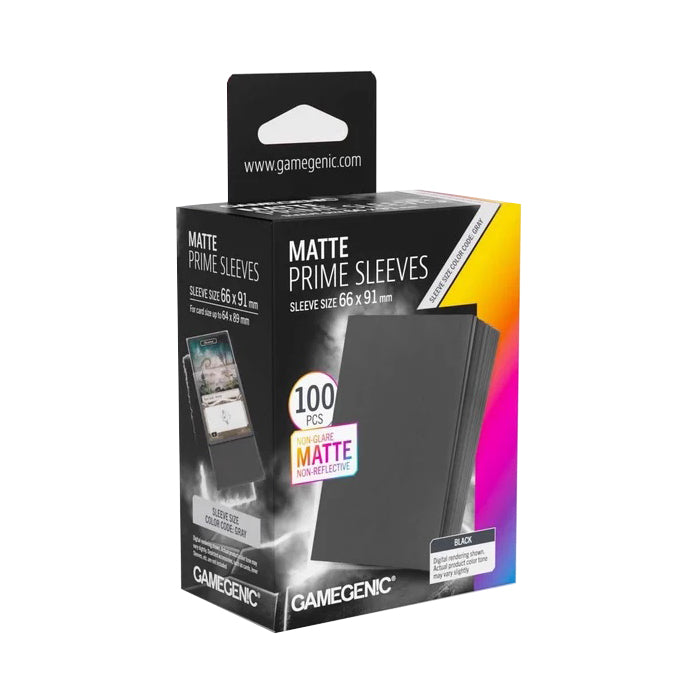 Gamegenic - Matte Prime Sleeves 100 Black - V2