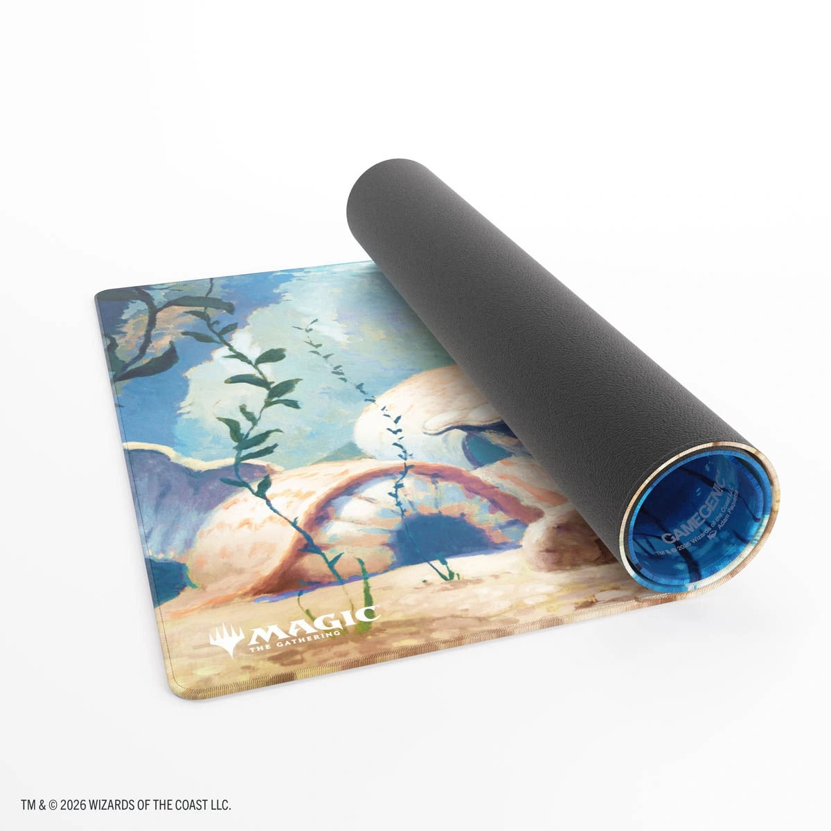 Gamegenic - Magic the Gathering - Lorwyn Eclipsed - Shiny Playmat - Hallowed Fountain - JET Cards