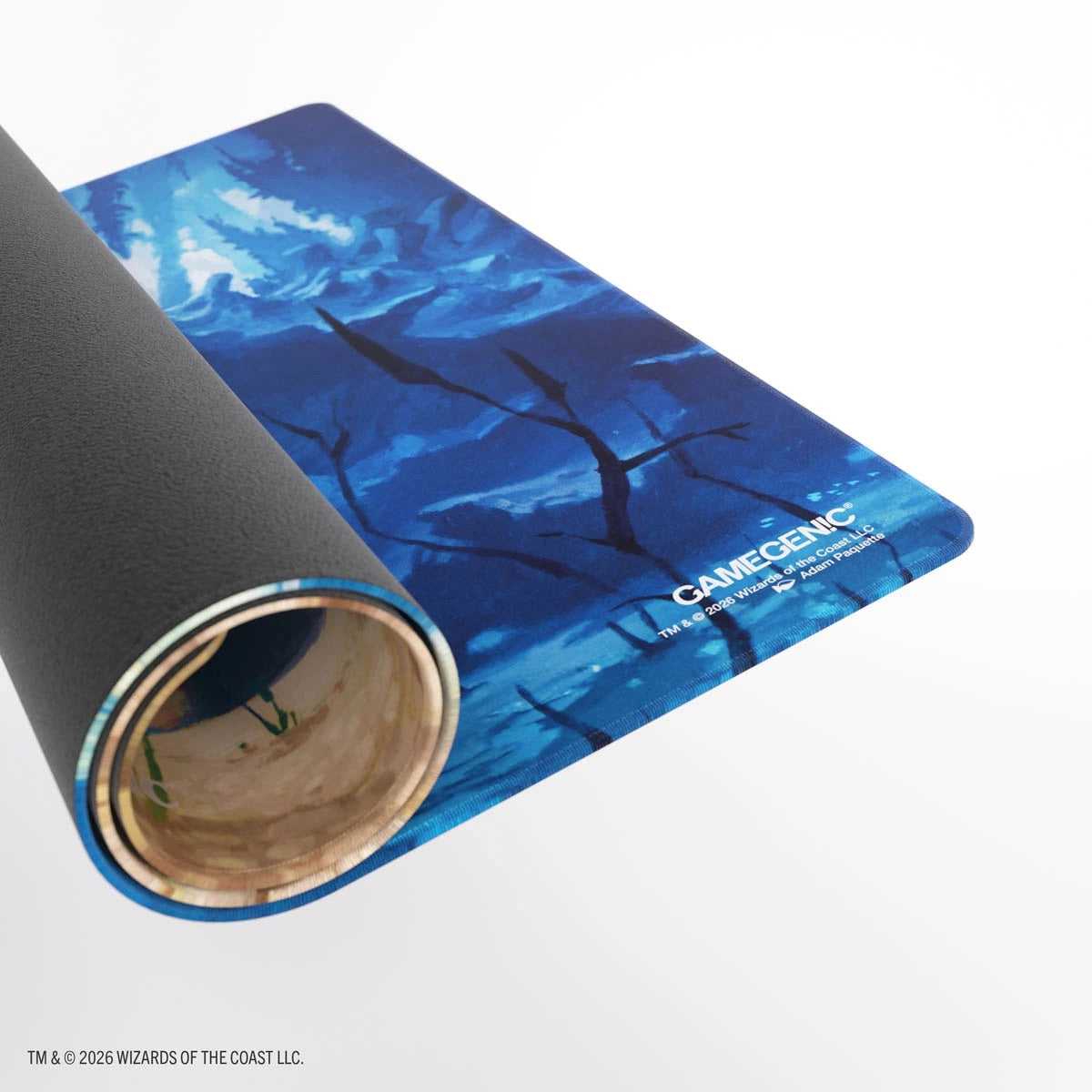 Gamegenic - Magic the Gathering - Lorwyn Eclipsed - Shiny Playmat - Hallowed Fountain - JET Cards
