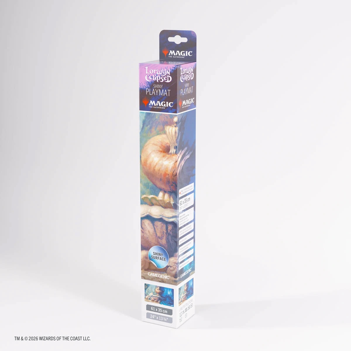 Gamegenic - Magic the Gathering - Lorwyn Eclipsed - Shiny Playmat - Hallowed Fountain - JET Cards