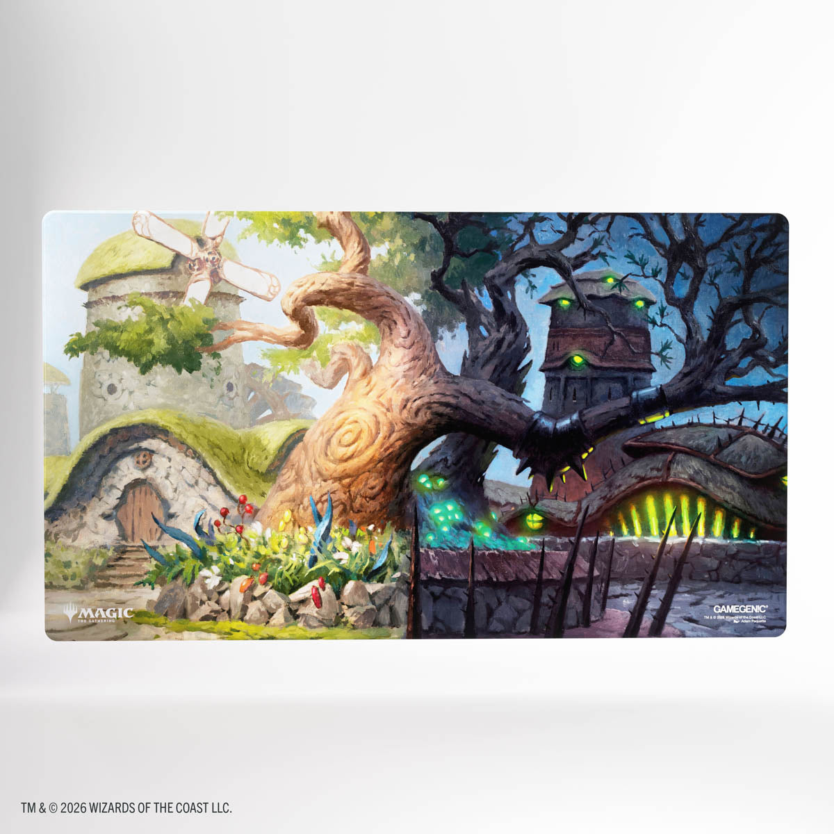 Gamegenic - Magic the Gathering - Lorwyn Eclipsed - Shiny Playmat - Temple Garden - JET Cards