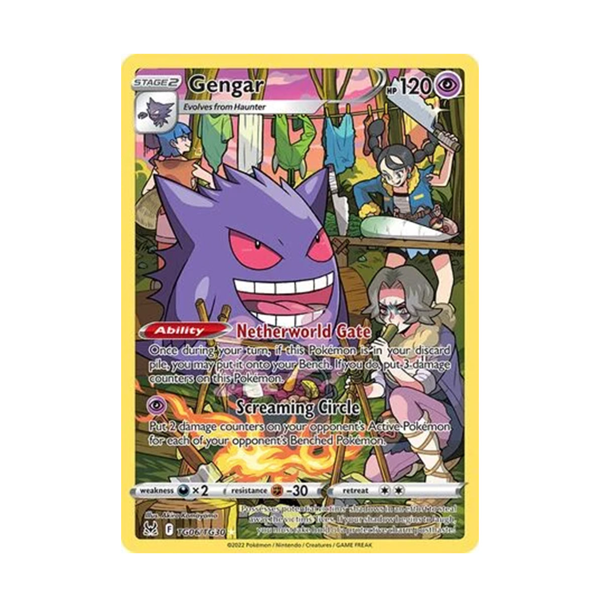 Gengar TG06/TG30 - Sword & Shield - Lost Origin - Secret Rare
