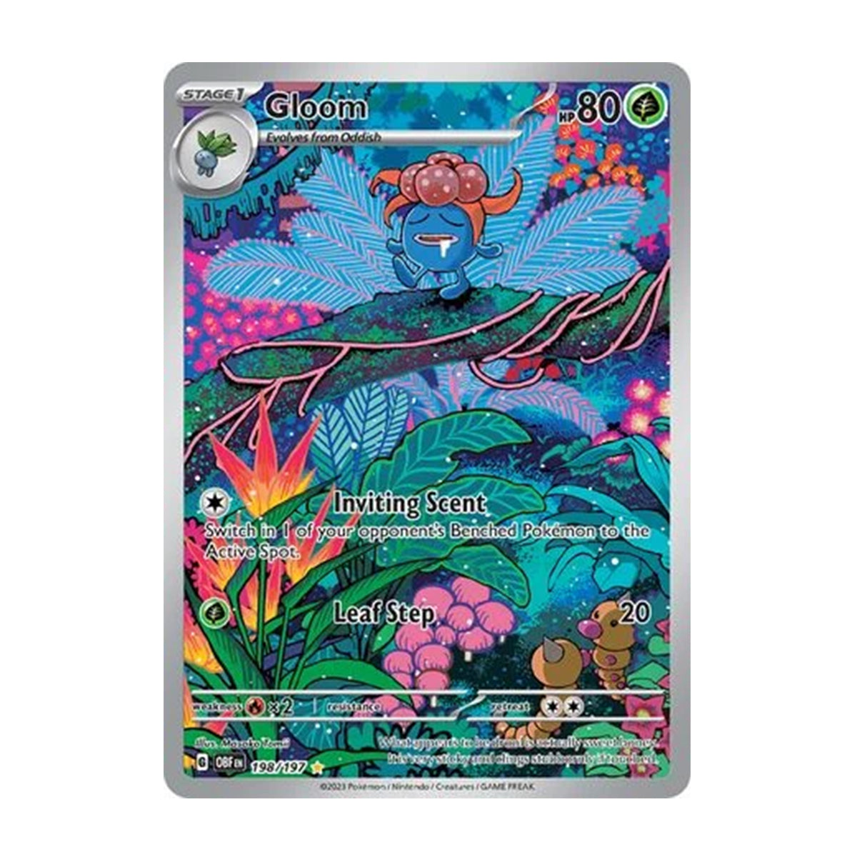 Gloom 198/197 - Scarlet & Violet - Obsidian Flames - Illustration Rare