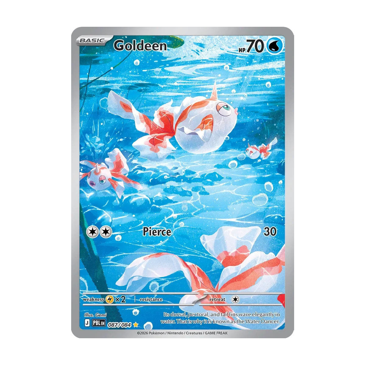 Goldeen 087/084 - Mega Evolution - Pitch Black - Illustration Rare