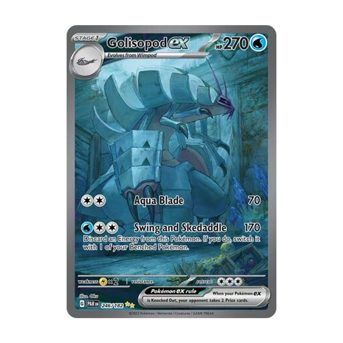 Golisopod EX 246/182 - Scarlet & Violet - Paradox Rift - Special Illustration Rare