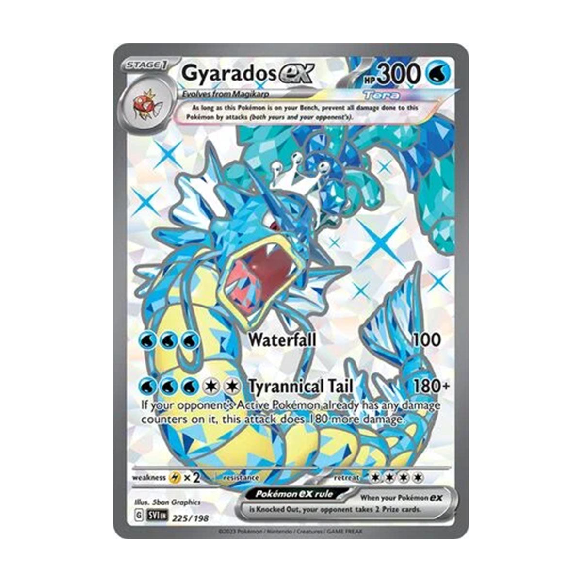 Gyarados EX 225/198 - Scarlet & Violet - Base - Ultra Rare