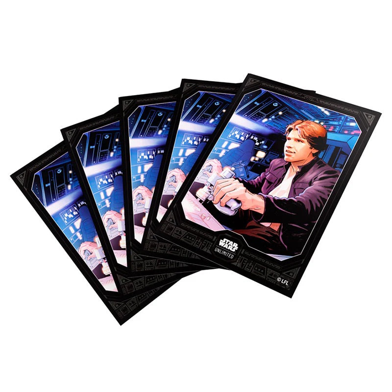 Gamegenic - Star Wars Unlimited - Art Sleeves - Han Solo (60 Sleeves) - JET Cards