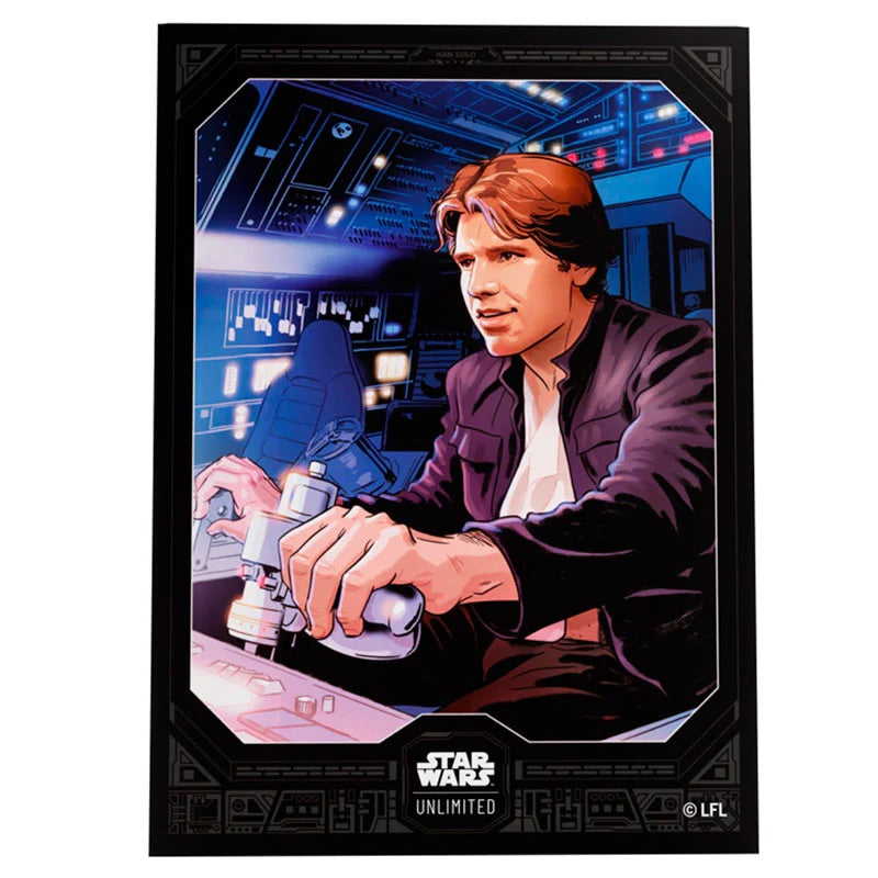 Gamegenic - Star Wars Unlimited - Art Sleeves - Han Solo (60 Sleeves) - JET Cards