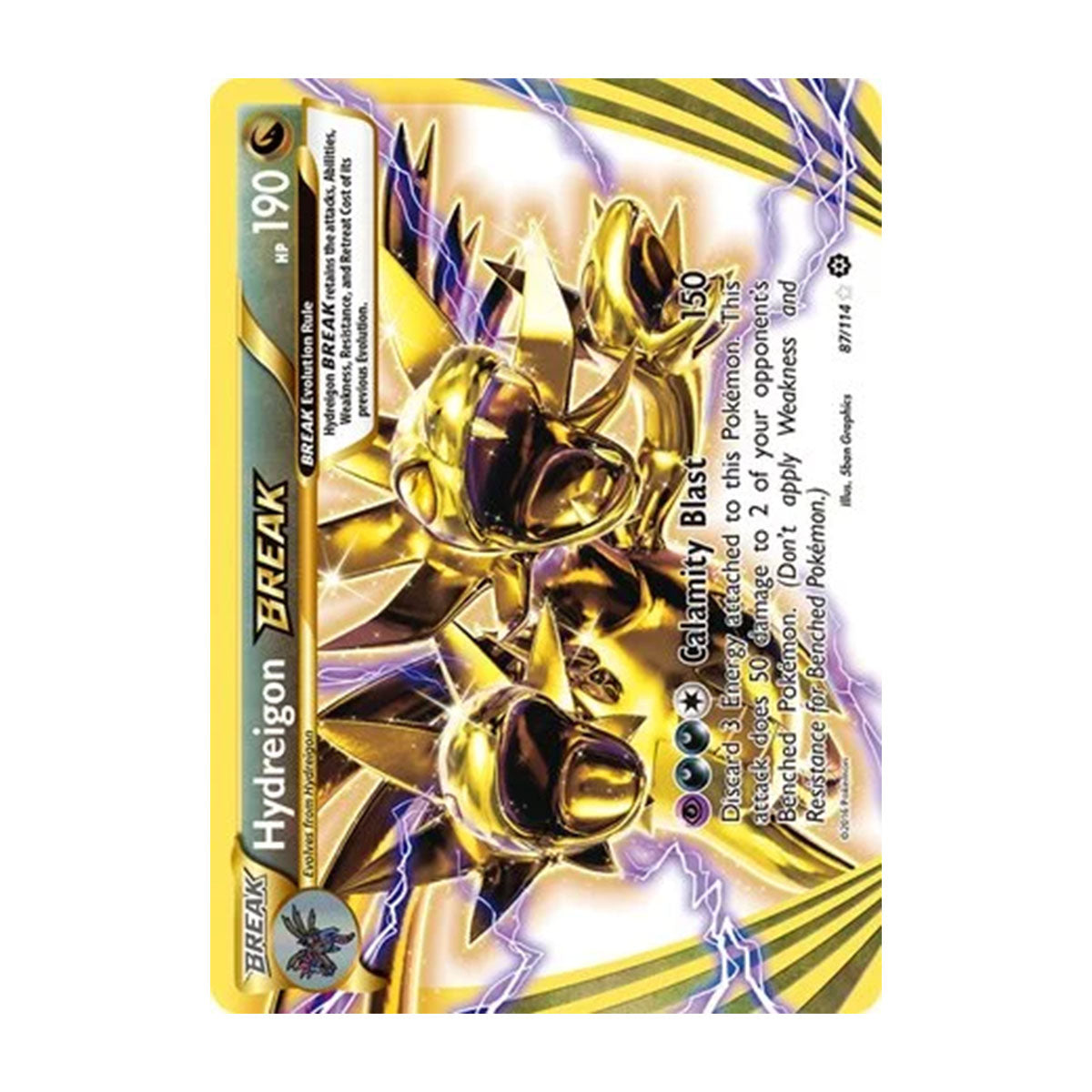 Hydreigon BREAK 87/114 - XY - Steam Siege - Rare BREAK