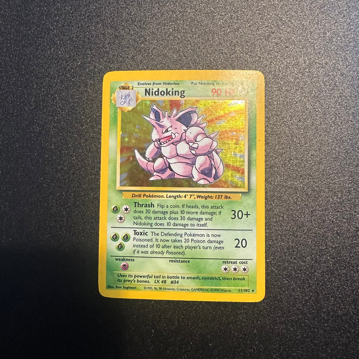 Pokemon - Complete 1999 Base Set 102/102 - Lightly Played to Moderately Played Condition