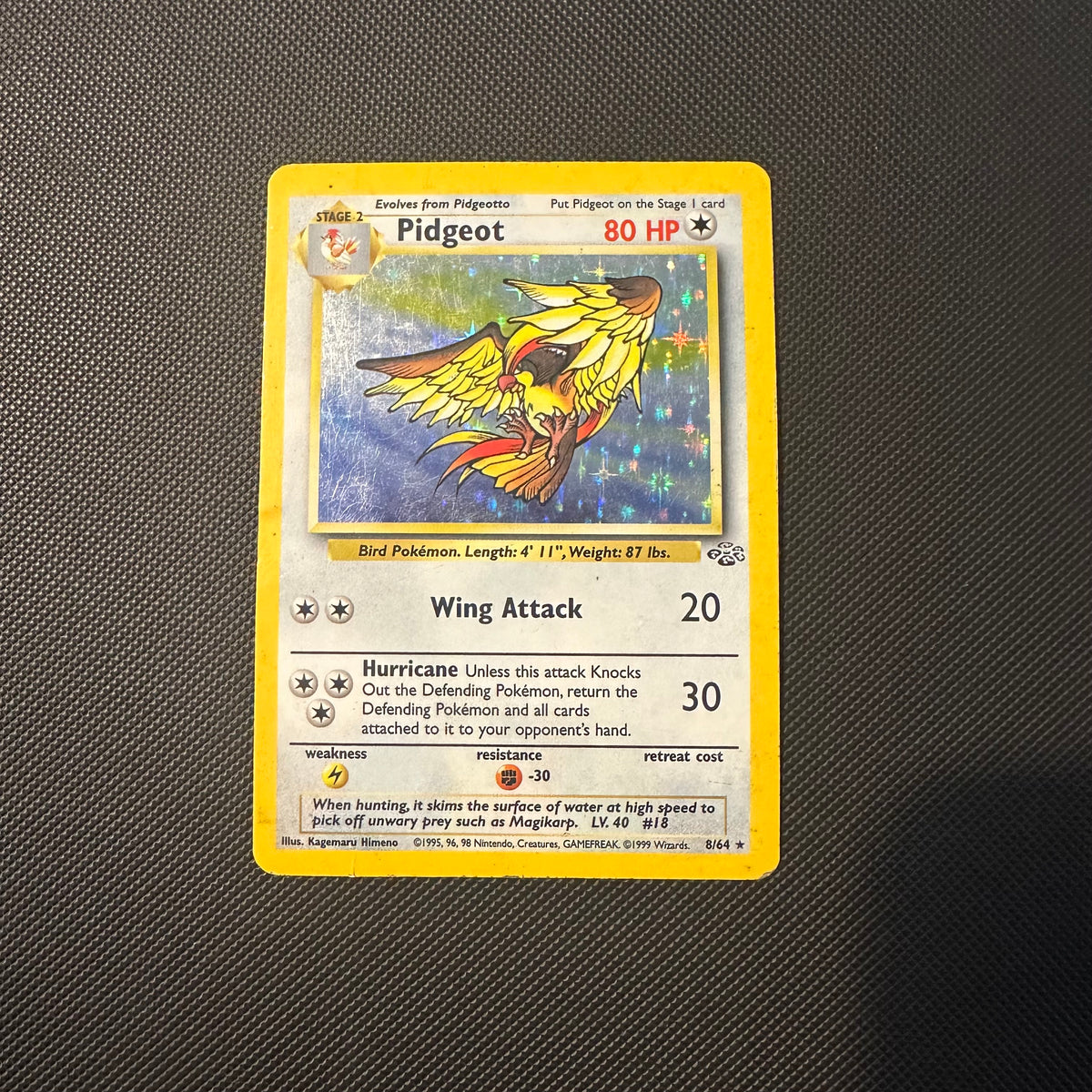 Pokemon - Complete 1999 Jungle Set - Lightly Played to Moderately Played
