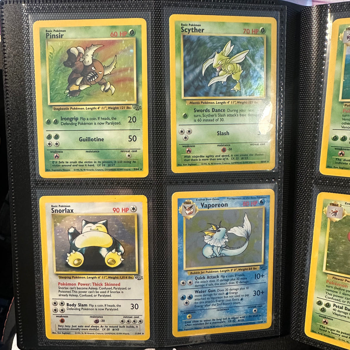 Pokemon - Complete 1999 Jungle Set - Lightly Played to Moderately Played
