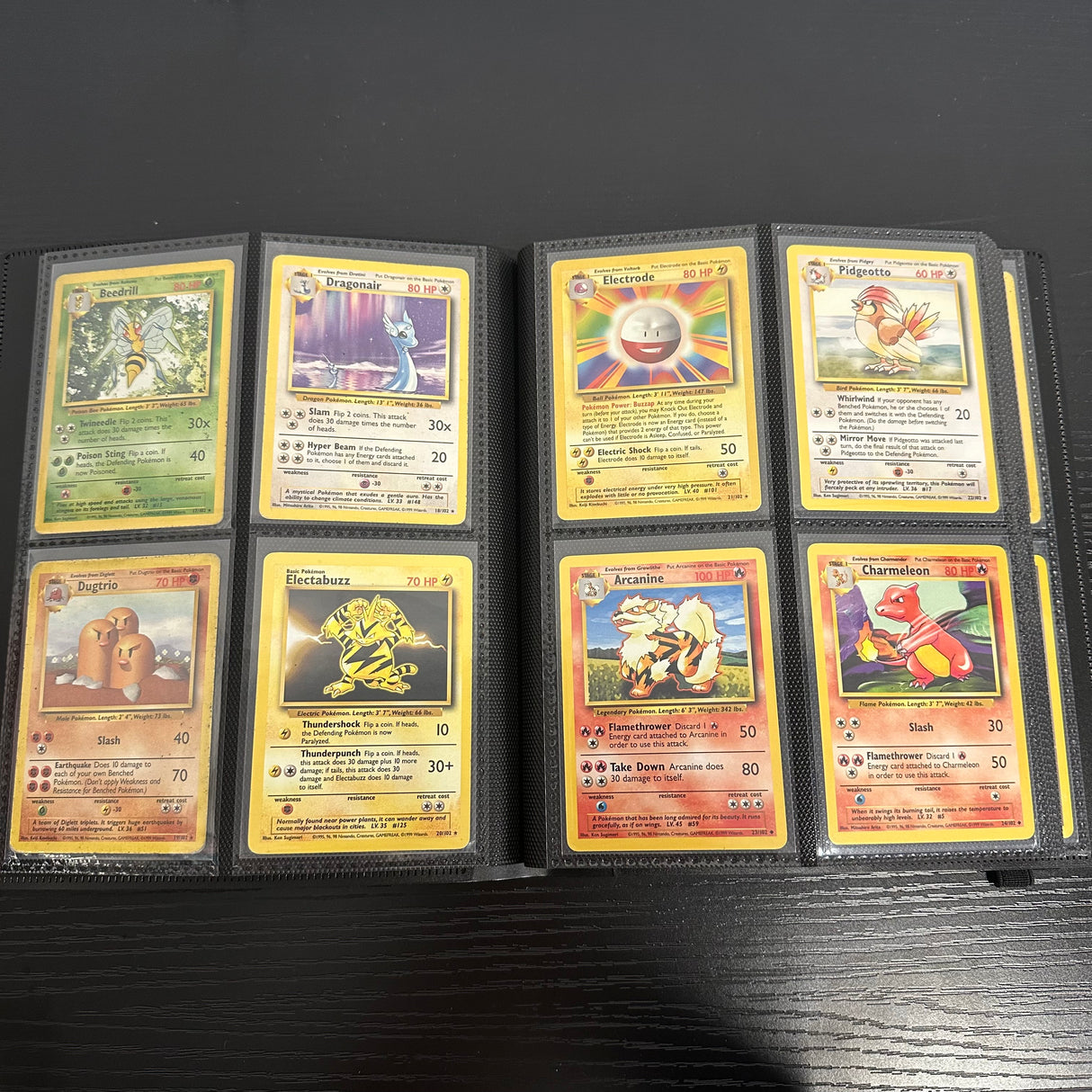 Pokemon - Complete 1999 Base Set 102/102 - Excellent to Lightly Played Condition - JET Cards