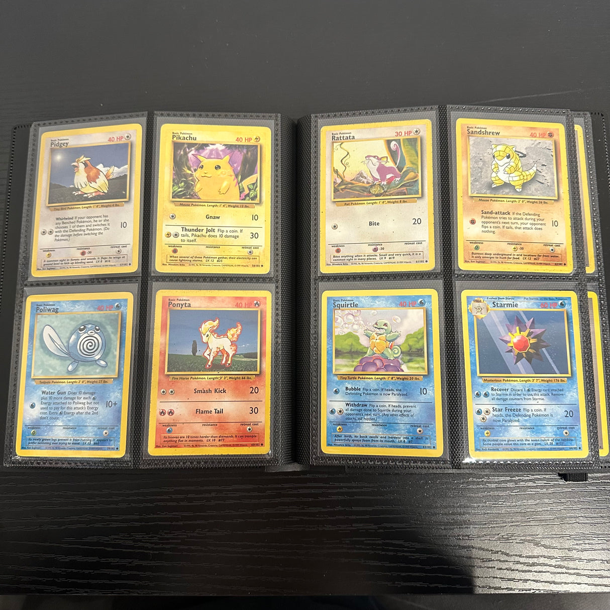 Pokemon - Complete 1999 Base Set 102/102 - Excellent to Lightly Played Condition - JET Cards