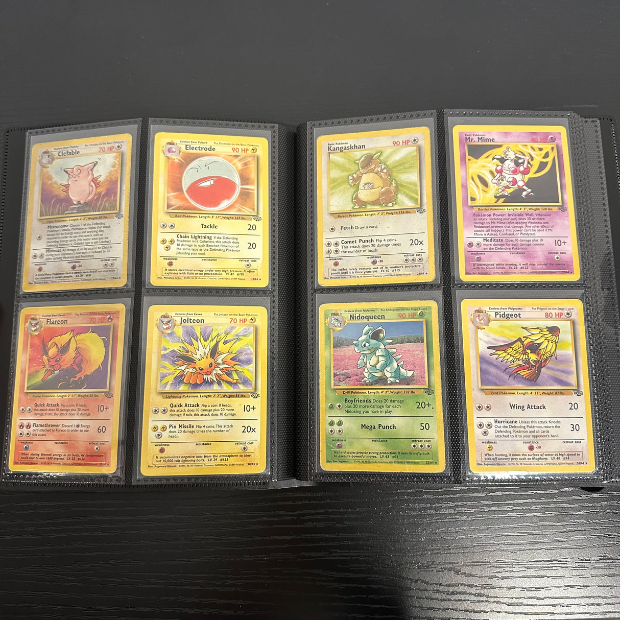 Pokemon - Complete 1999 Jungle Set - Lightly Played to Moderately Played - JET Cards