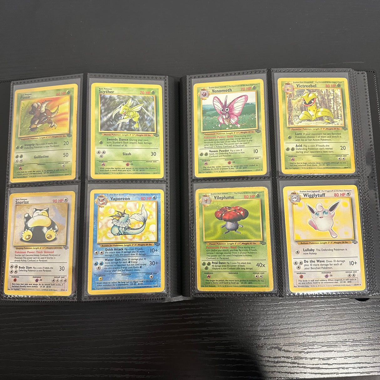 Pokemon - Complete 1999 Jungle Set - Lightly Played to Moderately Played - JET Cards