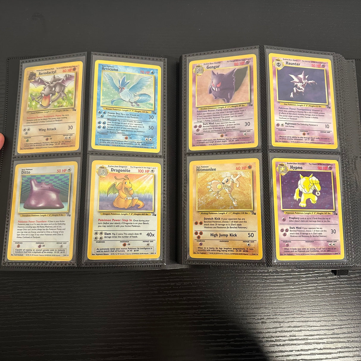 Pokemon - Complete 1999 Fossil Set 62/62 - Excellent to Lightly Played Condition - JET Cards