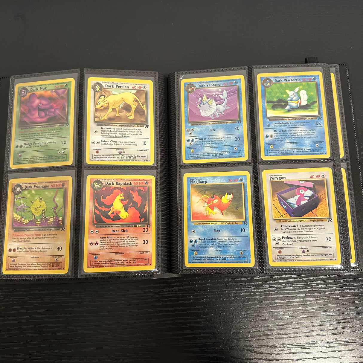 Pokemon - Complete 2000 Team Rocket Set 83/82 - Near Mint to Excellent Condition - JET Cards