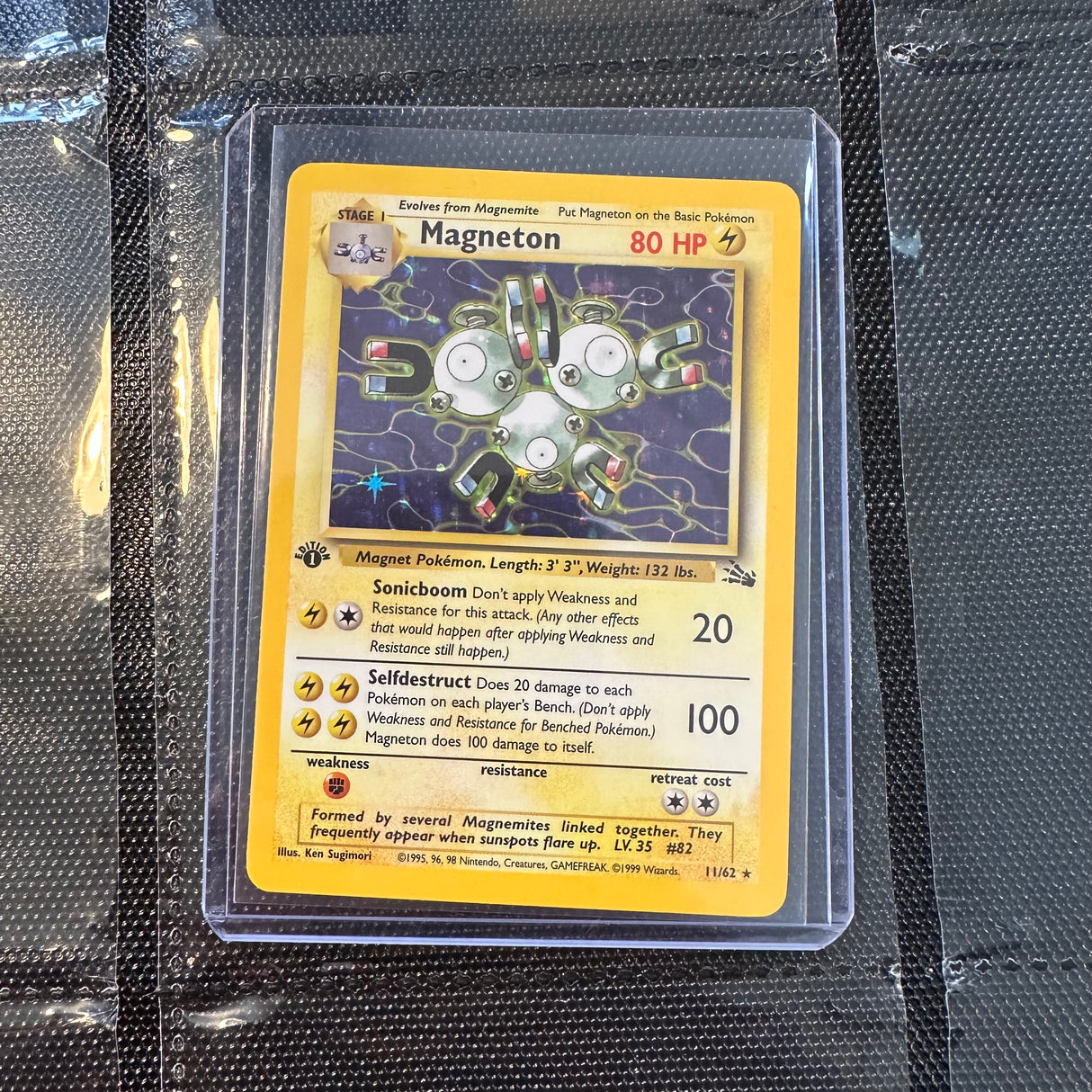 Pokemon - Complete 1st Edition 1999 Fossil Set 62/62 - Near Mint to Excellent Condition - JET Cards