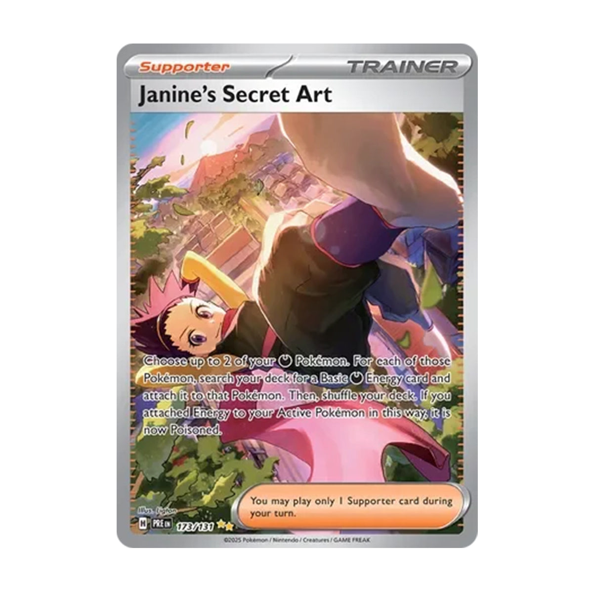 Janine's Secret Art 173/131 - Scarlet & Violet - Prismatic Evolutions - Special Illustration Rare