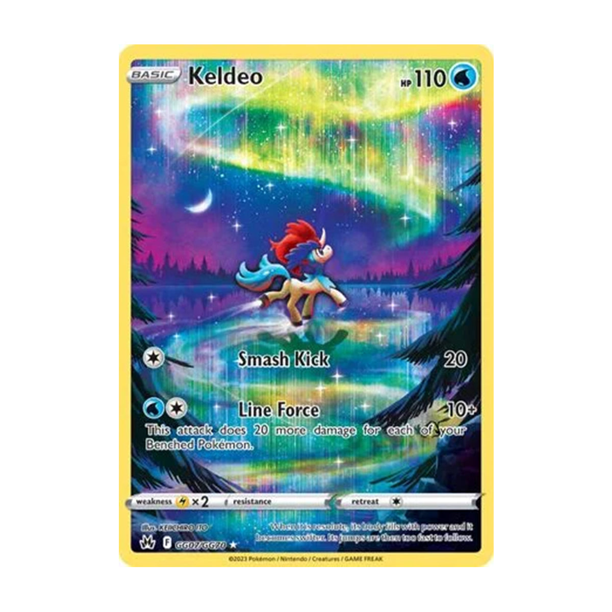 Keldeo GG07/GG70 - Sword & Shield - Crown Zenith - Ultra Rare