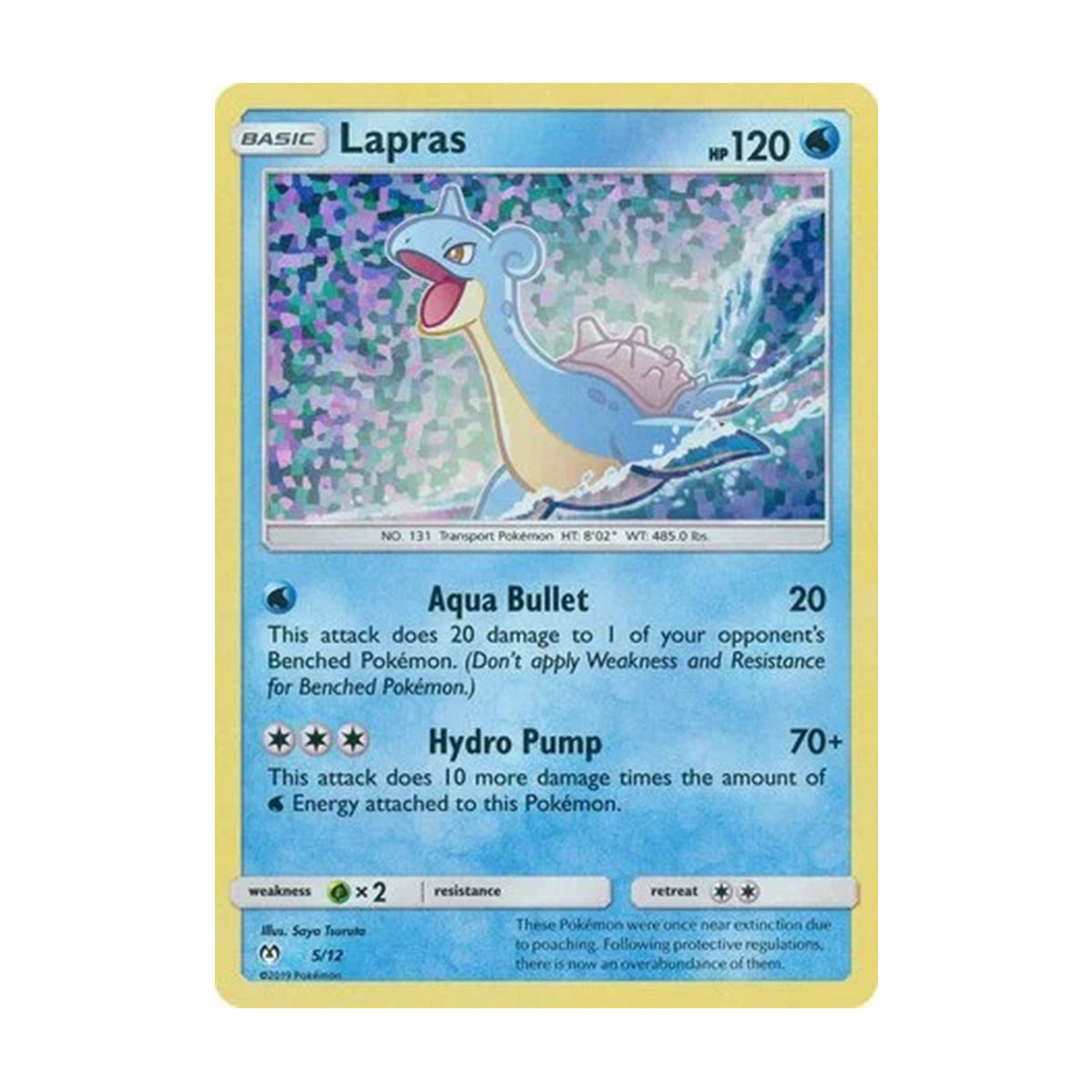 Lapras 5/12 - McDonald's Collection 2019 - Holo