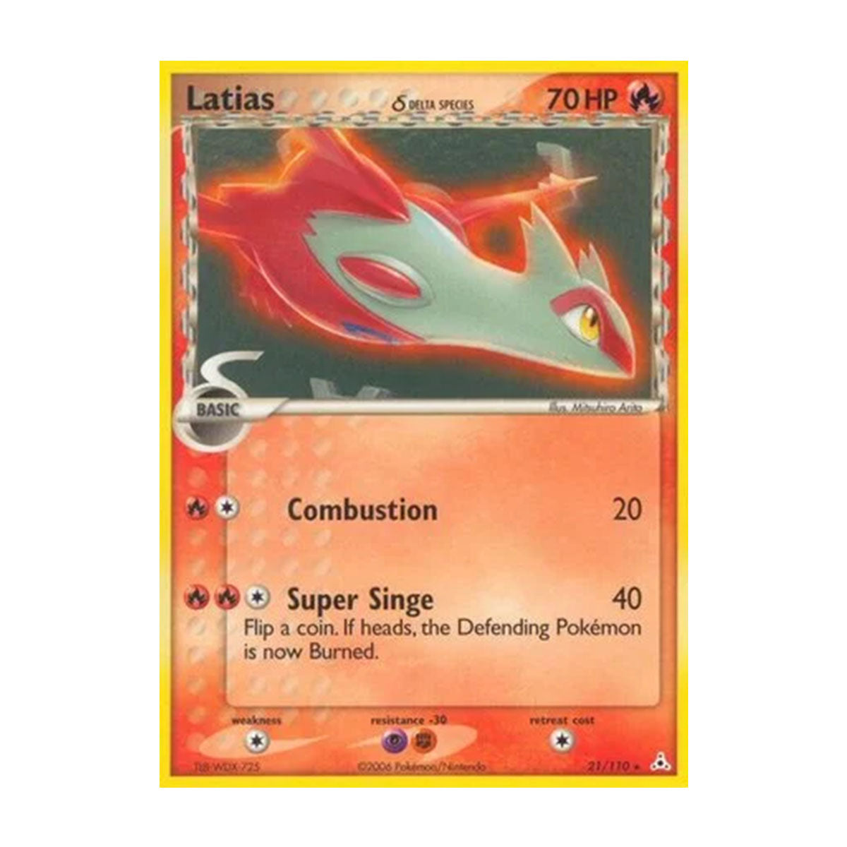 Latias 21/110 - EX - EX Holon Phantoms - Rare