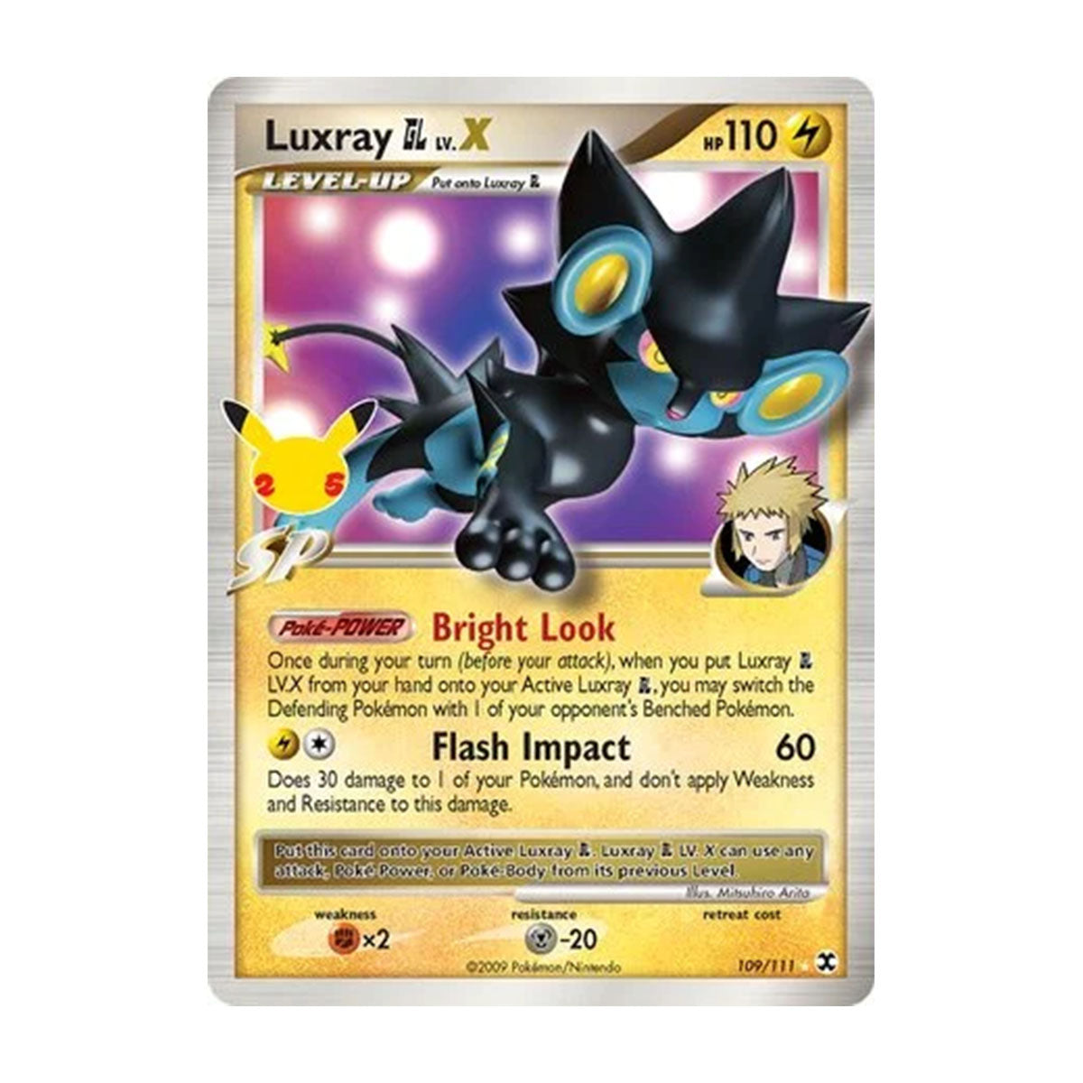 Luxray GL Lv. X 109/111 - Sword & Shield - Celebrations - Holo