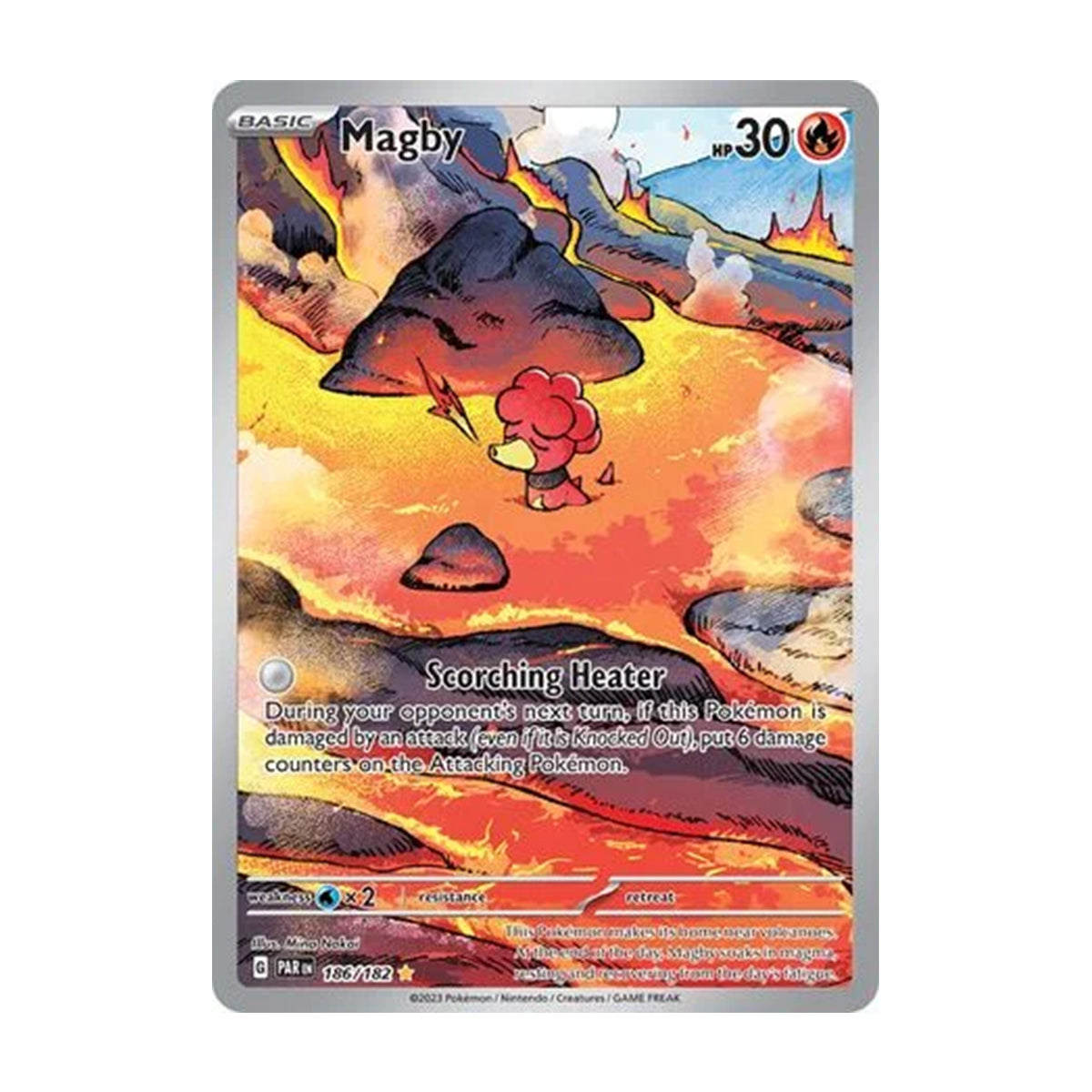 Magby 186/182 - Scarlet & Violet - Paradox Rift - Illustration Rare