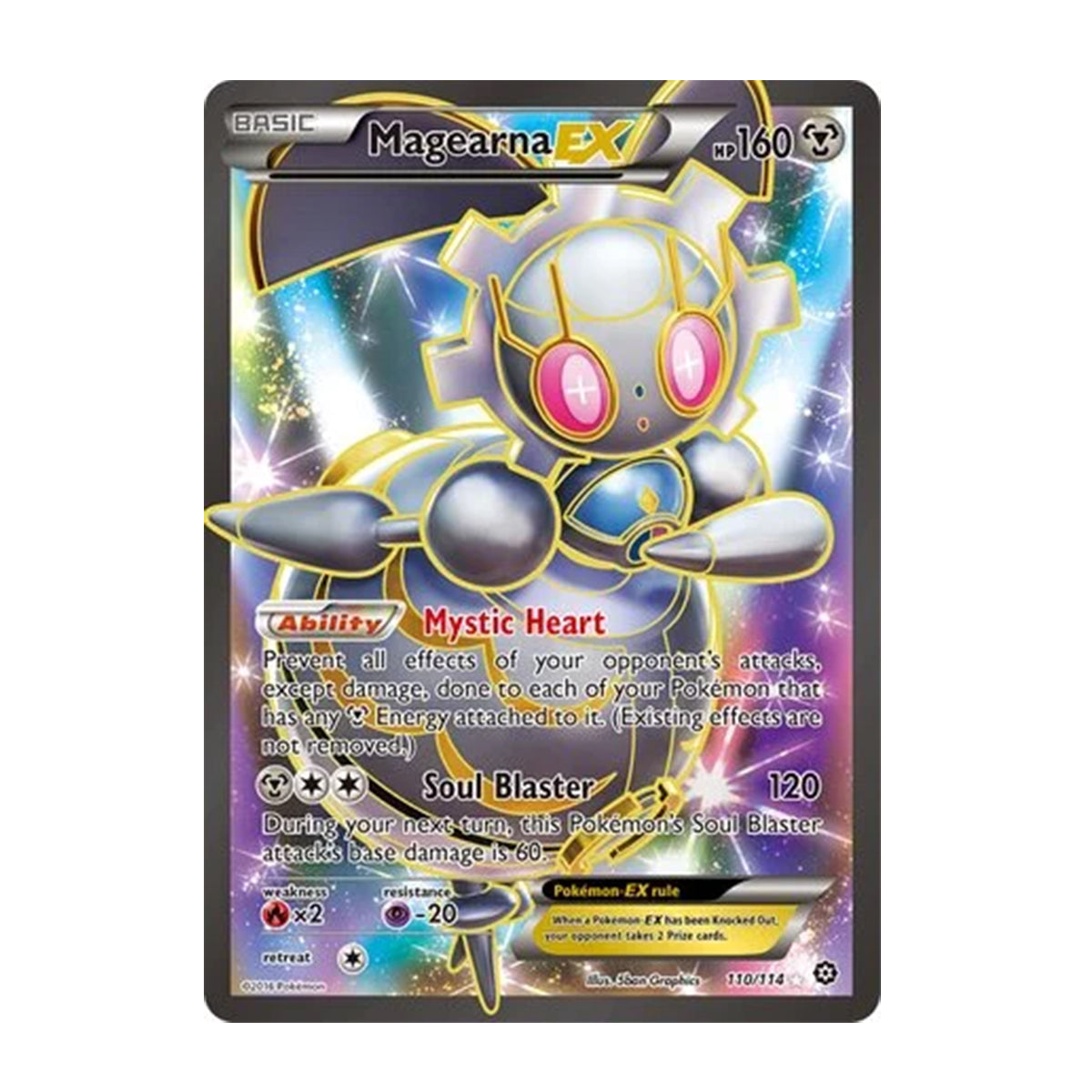 Magearna ex 110/114 - XY - Steam Siege - Ultra Rare
