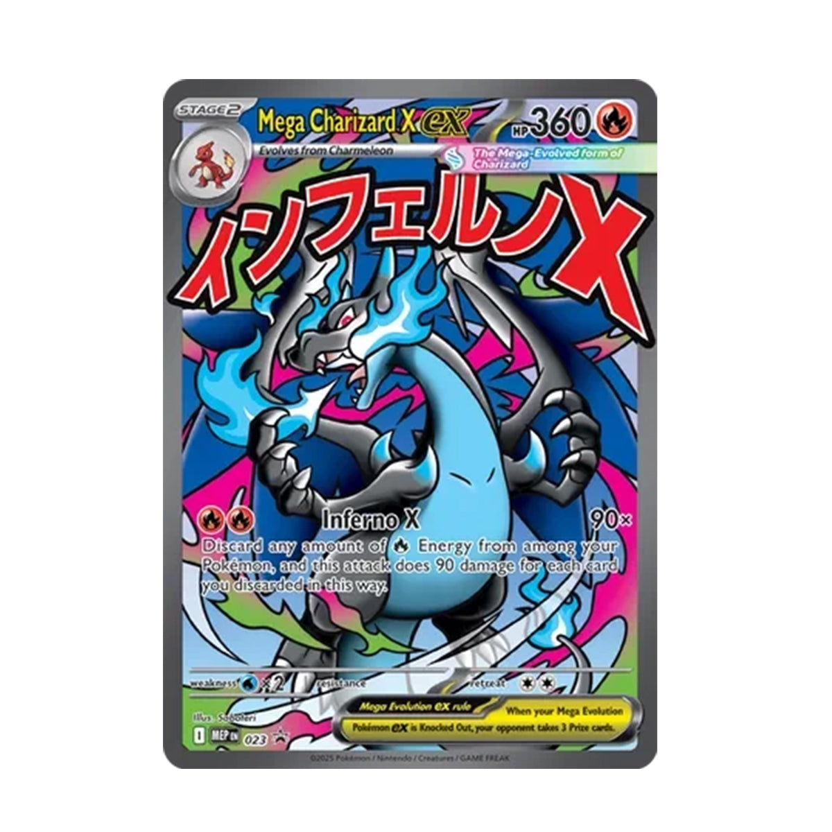 Mega Charizard X EX 023 - Mega Evolution - Promo - Holo