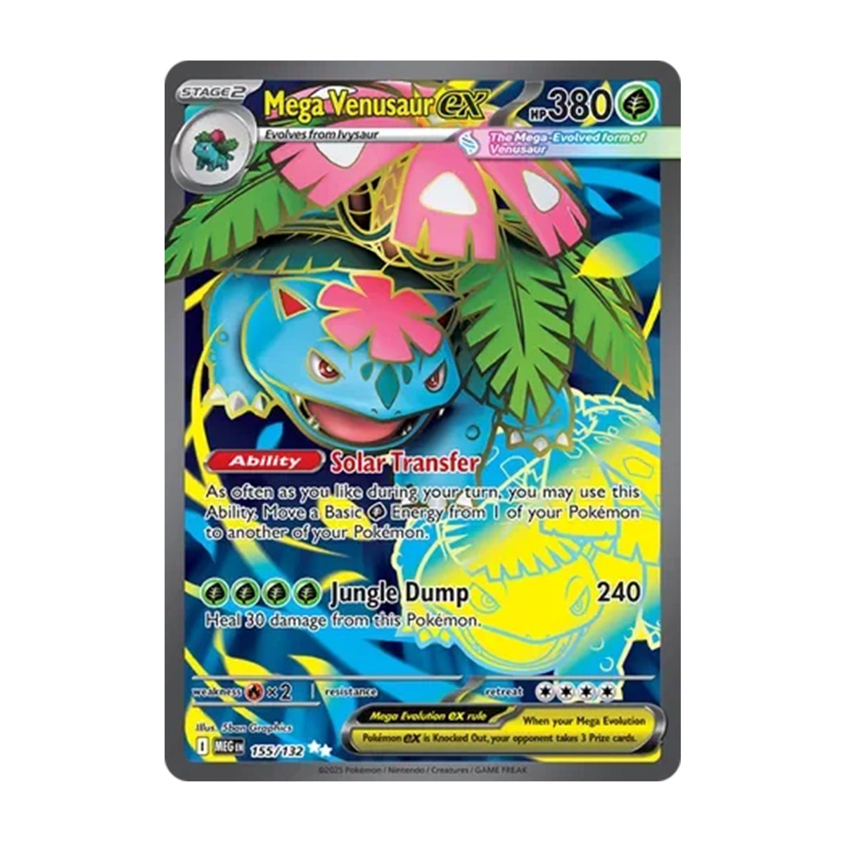 Mega Venusaur EX 155/132 - Mega Evolution - Base Set - Ultra Rare