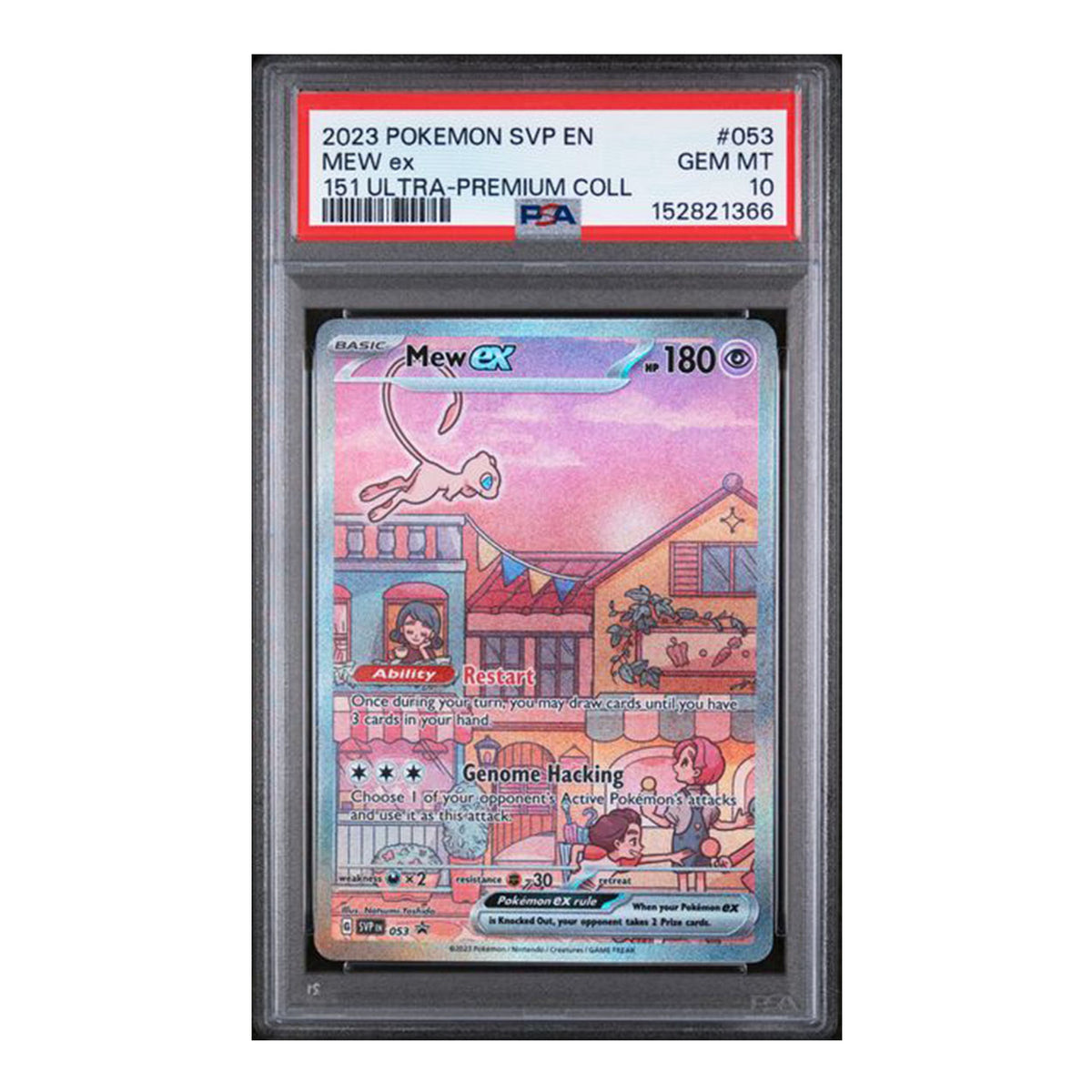 Pokemon - Scarlet & Violet - 151 (Promo) - Mew EX - SVP053 (PSA 10 Graded Slab)