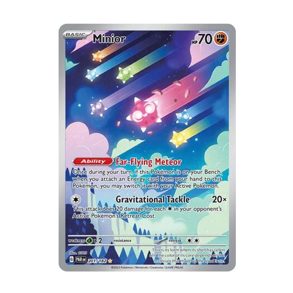 Minior 201/182 - Scarlet & Violet - Paradox Rift - Illustration Rare