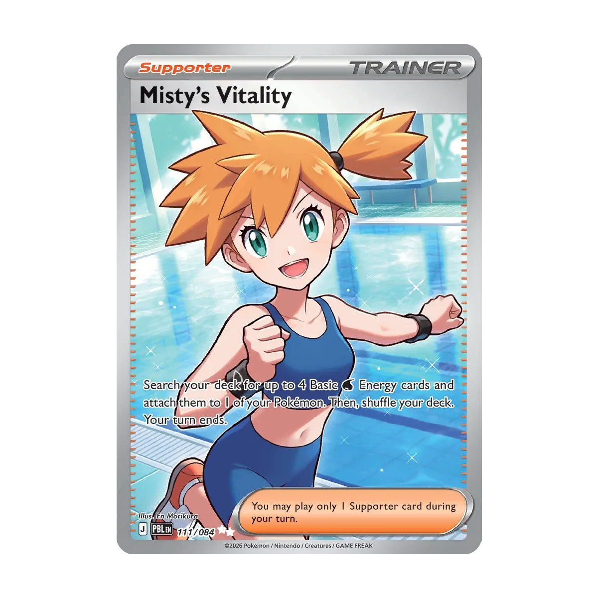 Misty's Vitality 111/084 - Mega Evolution - Pitch Black - Ultra Rare