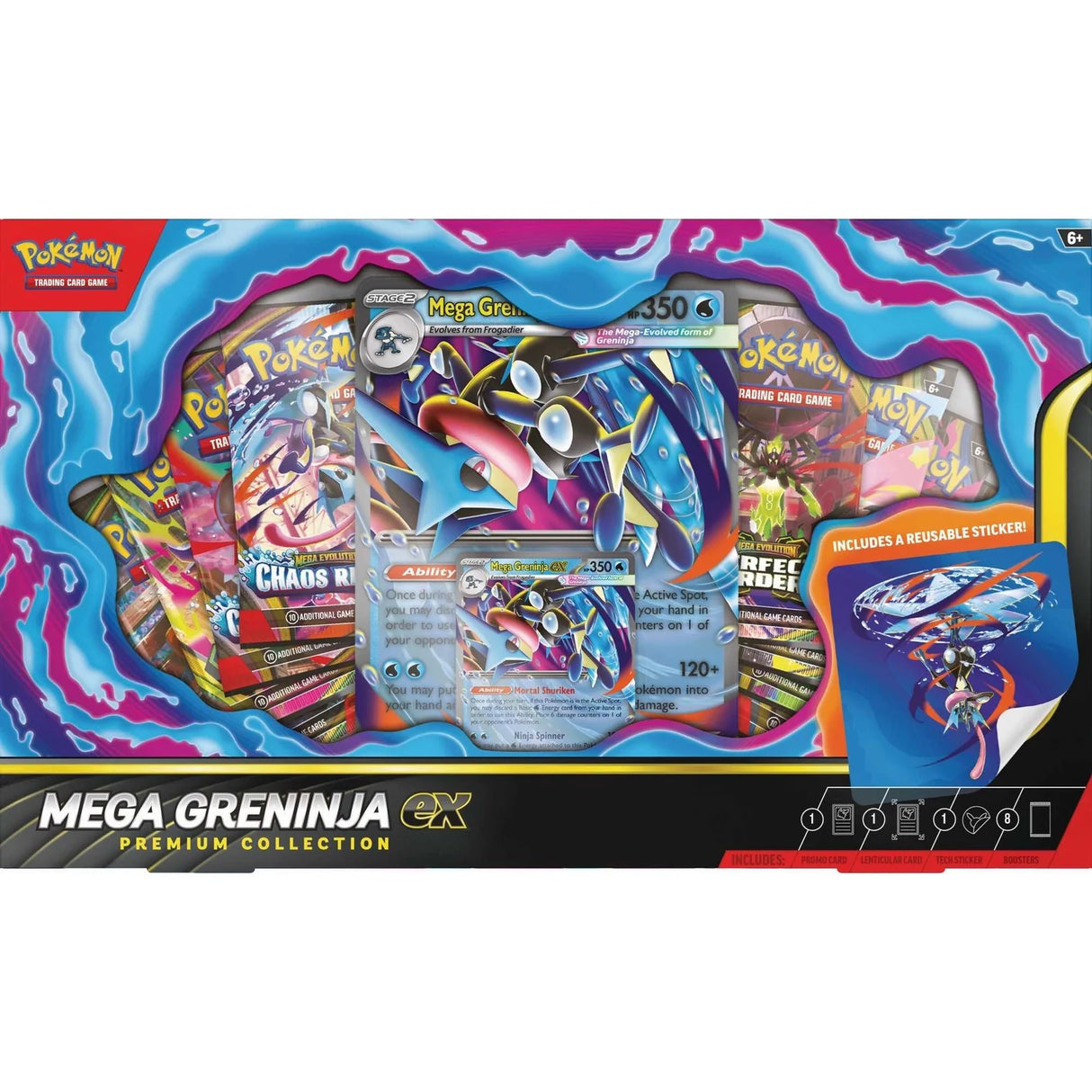 IN-STORE EXCLUSIVE - Pokemon - Mega Greninja ex - Premium Collection - JET Cards