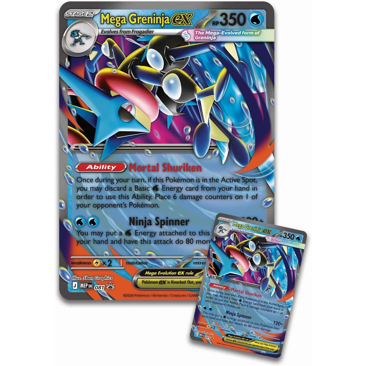 IN-STORE EXCLUSIVE - Pokemon - Mega Greninja ex - Premium Collection - JET Cards