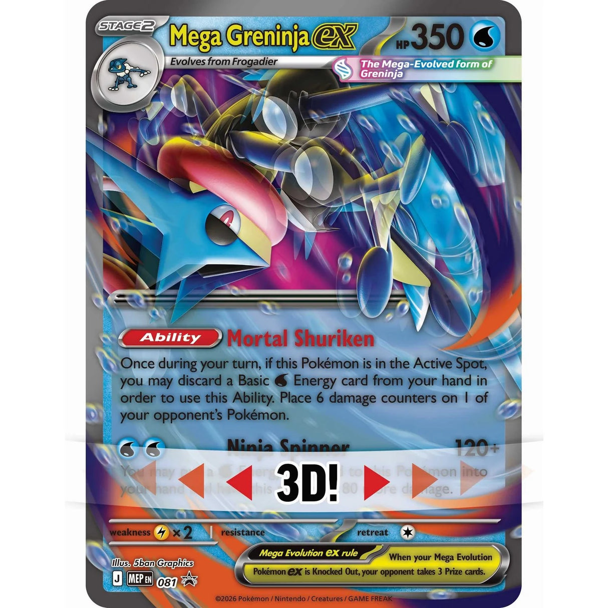 IN-STORE EXCLUSIVE - Pokemon - Mega Greninja ex - Premium Collection - JET Cards