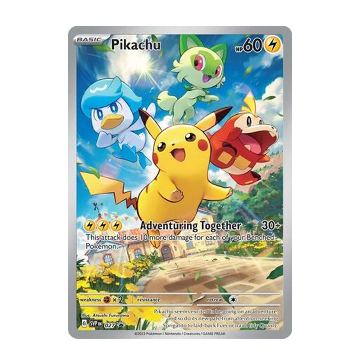 Pikachu SVP027 - Scarlet & Violet - Promo (Sealed)