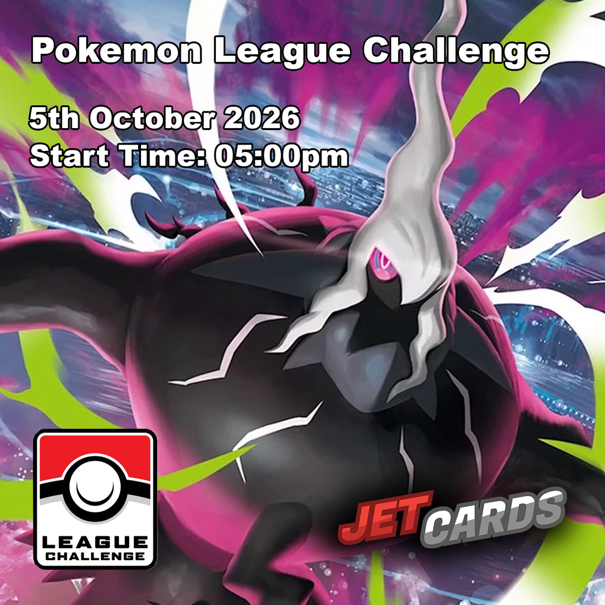 Pokémon - League Challenge - Monday 5pm (05/10/26)