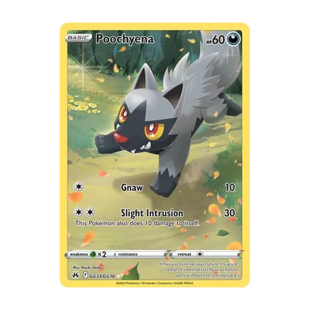 Poochyena GG33/GG70 - Sword & Shield - Crown Zenith - Rare Holo