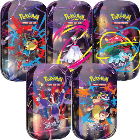 Pokemon - Mega Evolution - Mega Heroes Mini Tin - Display (10 Mini Tins) - JET Cards