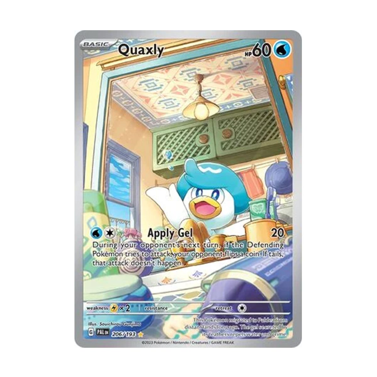 Quaxly 206/193 - Scarlet & Violet - Paldea Evolved - Illustration Rare
