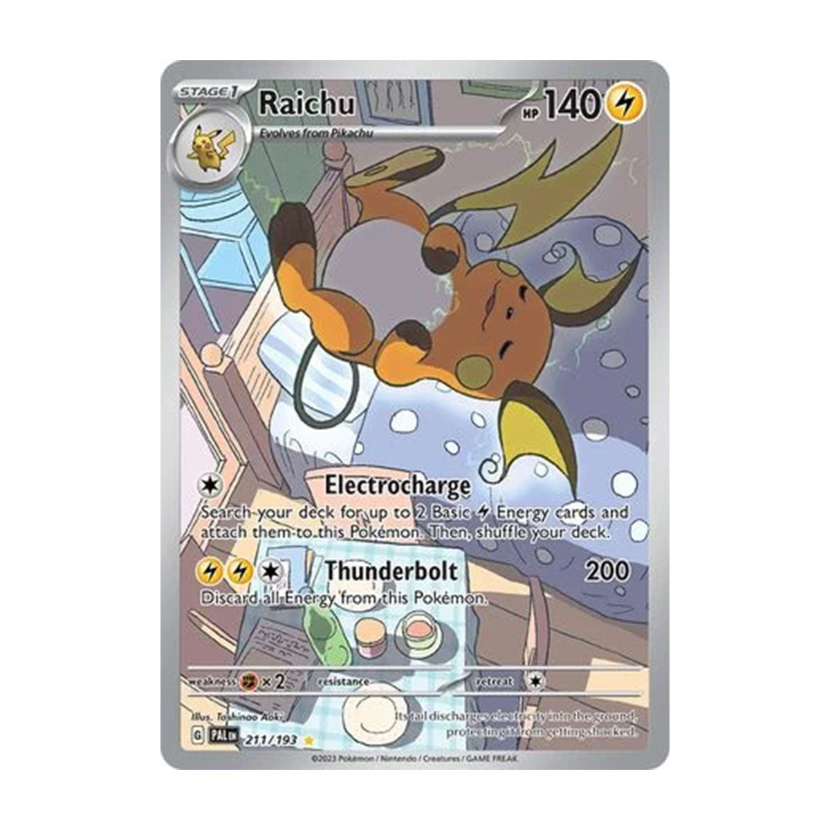 Raichu 211/193 - Scarlet & Violet - Paldea Evolved - Illustration Rare