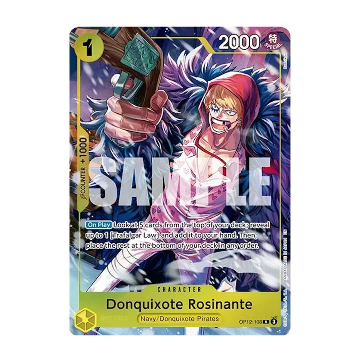 Donquixote Rosinante OP12-108 - OP12 - Legacy of The Master - Illustration Box Promo