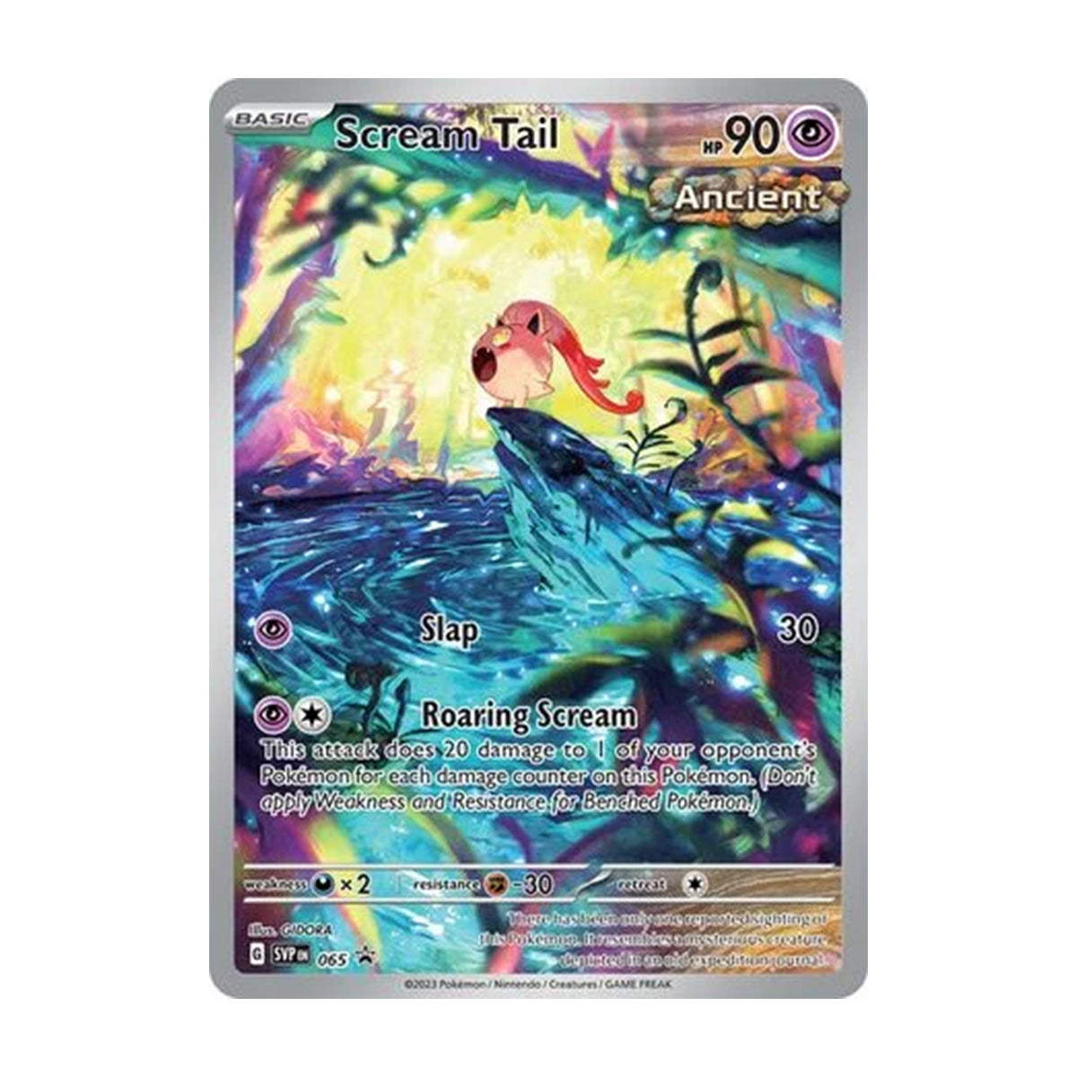 Scream Tail SVP065 - Scarlet & Violet - Promo Sealed