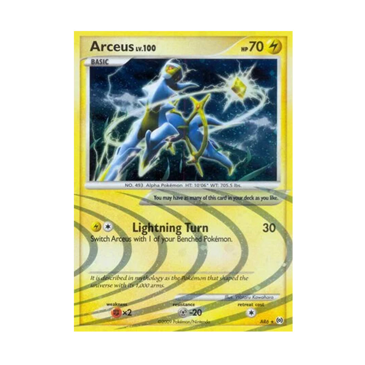 Arceus AR6 - Platinum: Arceus - Holo Rare