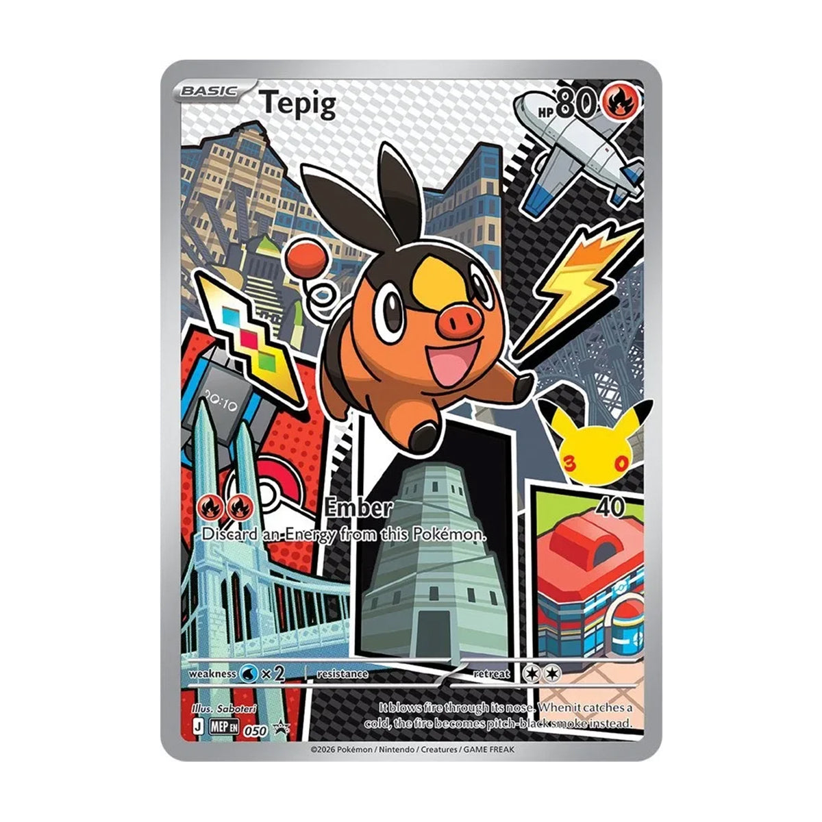 Tepig MEP050 - Mega Evolution - First Partner - Promo