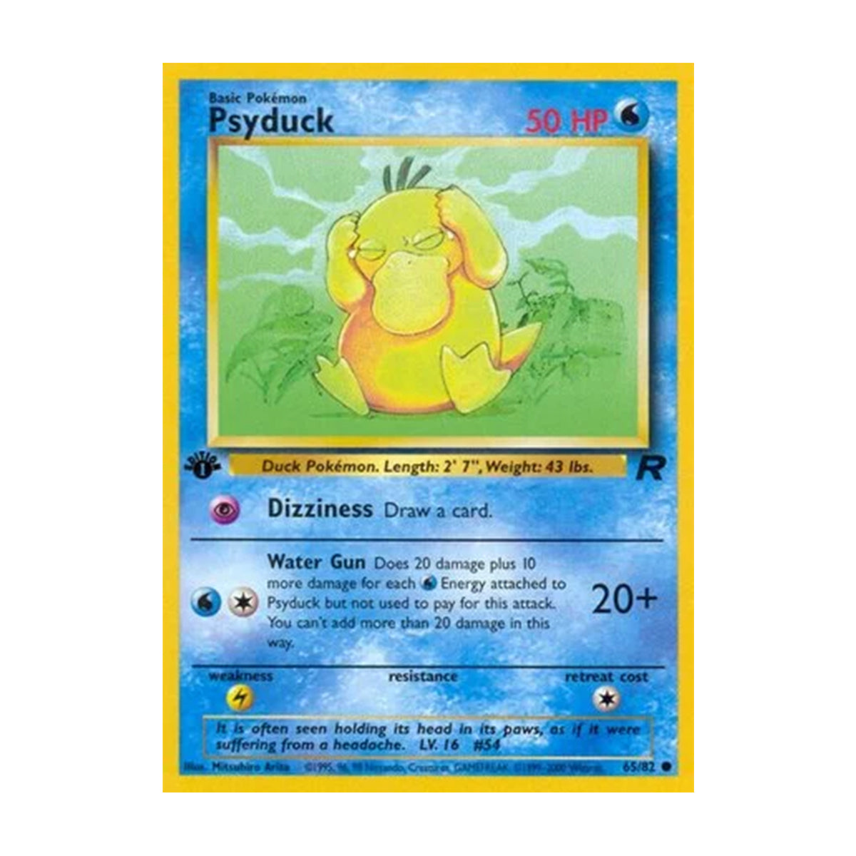 Psyduck 65/82 - Team Rocket - Common - 1st Edition
